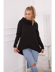 Kesi Insulated sweatshirt with longer back black
