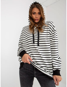 Fashionhunters Sweatshirt-FA-BL-8287.20P-white and black