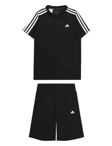 ADIDAS SPORTSWEAR Costum de trening 'Train Essentials Aeroready 3-Stripes -Fit' negru / alb