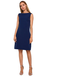 Made Of Emotion Woman's Dress M490 Navy Blue