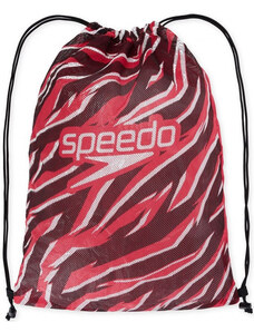 Speedo printed mesh bag roşu