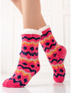 Shelvt Women's Warm Non-slip Pattern Socks