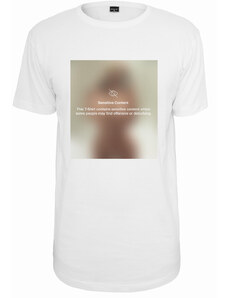 Tricou pentru bărbati cu mânecă scurtă // Mister Tee / Sensitive Content Tee whi