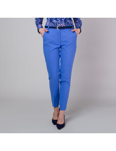 Willsoor Pantaloni formali lungi pentru femei, albastru 14859
