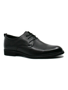Pantofi Eldemas eleganti negri din piele naturala FNX801