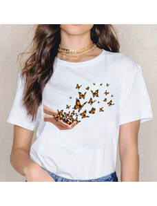 orielle Tricou Flying Butterflies