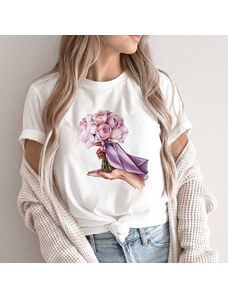 orielle Tricou Pink Roses