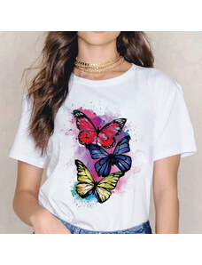 orielle Tricou Gradient Butterflies