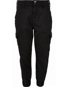 Pantaloni copii // Urban Classics / Girls High Waist Cargo Pants black