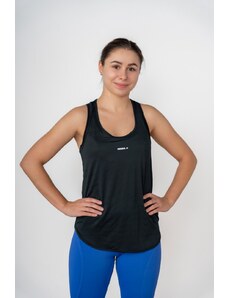 NEBBIA FIT Activewear Tank Top “Airy” with Reflective Logo BLACK