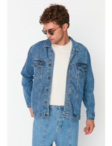 Jachetă Trendyol Blue Men's Regular Fit