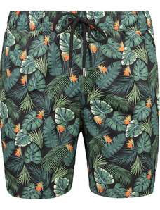 Pantaloni scurti de baie barbati Trendyol Tropical Print