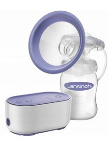 Pompă electrică compactă pentru lapte matern Lansinoh, violet/alb