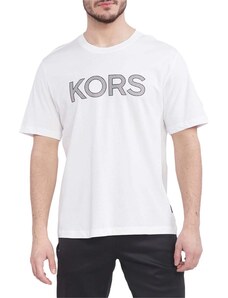MICHAEL KORS T-shirt Checker Kors Tee CR351BWFV4 100 white