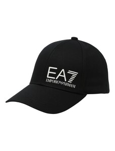 EA7 Emporio Armani Șapcă negru / alb