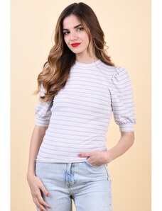 Sisters Point Bluza Sister Point Pany-Ss Lilac Stripe