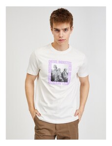 White Men's T-Shirt Diesel - Men