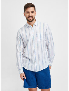 GAP Striped Linen & Cotton Shirt - Men