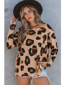OMG Top pentru femei Deshawn leopard XL