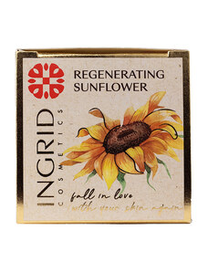 Crema de fata regeneratoare cu ulei de floarea soarelui Ingrid Cosmetics, 50 ml