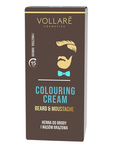 Crema coloranta maro pentru barba si mustata Vollare Cosmetics, 30 ml