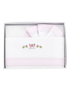 MONNALISA Baby Girl Cotton Sheet Set