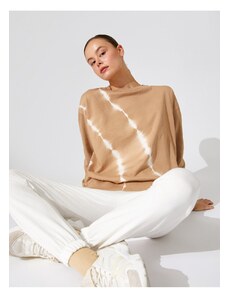 Koton Batik Patterned Yoga Sweatshirt Cotton