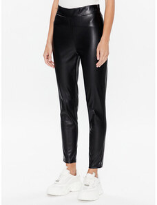 Pantaloni din imitație de piele DKNY