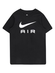 Nike Sportswear Tricou negru / alb