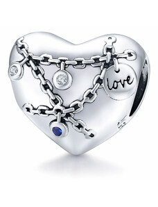 ArgintBoutique Charm Argint 925 -HEART Locker -CHA1026A