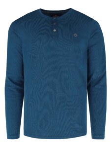 Tricou pentru bărbați Volcano Volcano_Long_Sleeve_T-Shirt_L-Norris_M17049-S23_Dark_Blue