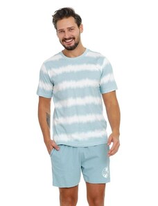 DN Nightwear Pijamale bărbați Zen Ombre albastru