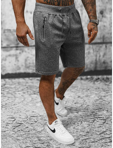 Pantaloni scurți sport bărbați antracit OZONEE JS/8K297