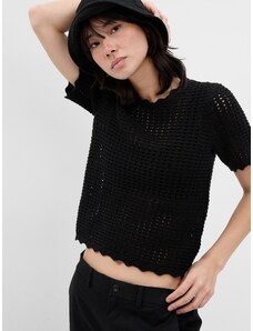 GAP Crochet Sweater Short Sleeve - Women
