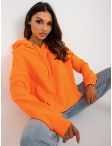 Fashionhunters Orange Women's Kangaroo Hoodie