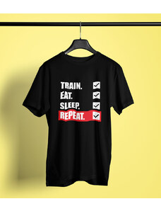 voxall Tricou Barbat Train Eat Sleep