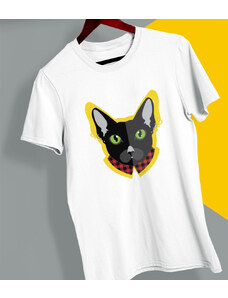 voxall Tricou Barbat Punk Cat