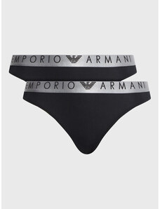 Set 2 perechi de chiloți de damă clasici Emporio Armani Underwear