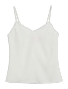 TED BAKER Top Andreno Strappy Cami With Rouleaux Trims 268311 white