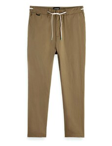 SCOTCH & SODA Pantaloni Fave - Regular Tapered-Fit Lightweight Poplin Jogger 169814 SC0414 khaki