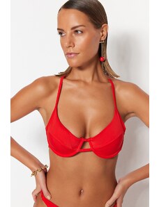 Trendyol Red Underwire Bikini Top