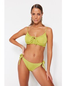 Trendyol Green legat Glitter Regular Leg Bikini Bottom