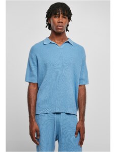 UC Men Ribbed oversized shirt horizontal blue