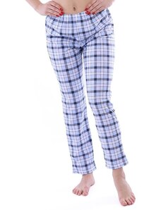 Regina Pantaloni de pijama damă Magda albastru deschis