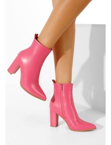 Zapatos Botine cu toc Adalina roz