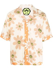 BARROW floral-print short-sleeve shirt - Neutrals