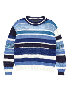 MONNALISA Striped Cotton Pullover