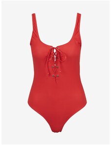 Red Women's One-Piece Swimwear Noisy May Wave - Women