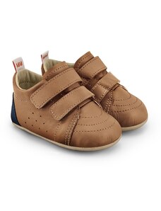 BIBI Shoes Pantofi Baieti Bibi Afeto Joy Caramel cu Velcro