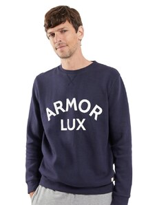 Armor Lux Hanorac din bumbac cu imprimare Armor Lux Heritage Sweatshirt - Navy